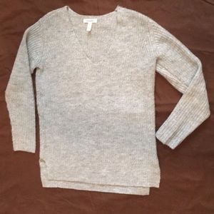 Silver Tunic Sweater